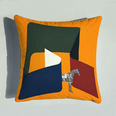 cubiertas llanas del amortiguador del algodón del telar jacquar decorativo de la cubierta de la almohada de la moda de la almohada de la pulgada 18x18