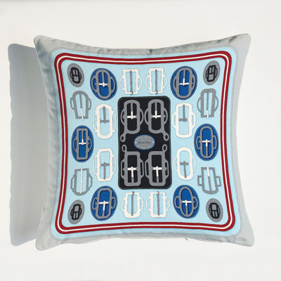 Funda de almohada japonesa blanca de la decoración de la boda de la cubierta del amortiguador de los azules marinos adaptables
