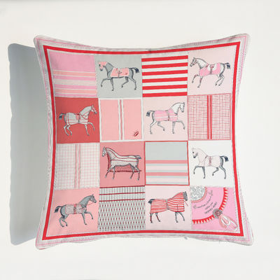 Sistema floral impreso telar jacquar de la almohada de tiro del estilo simple de la cubierta del amortiguador
