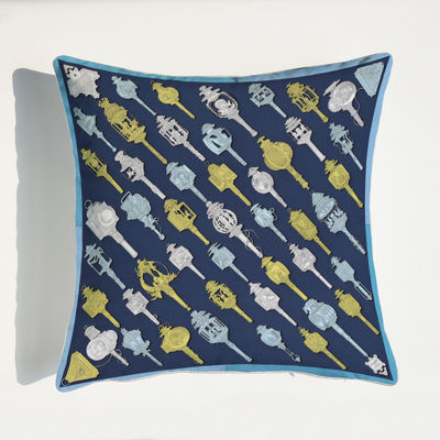 Sistema floral impreso telar jacquar de la almohada de tiro del estilo simple de la cubierta del amortiguador