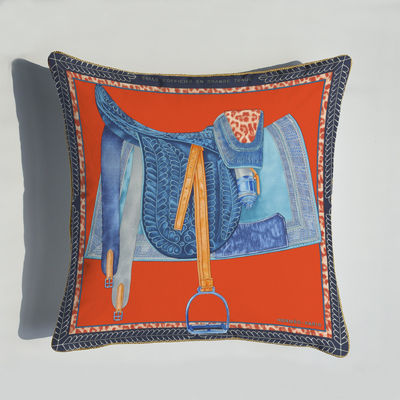 Sistema floral impreso telar jacquar de la almohada de tiro del estilo simple de la cubierta del amortiguador