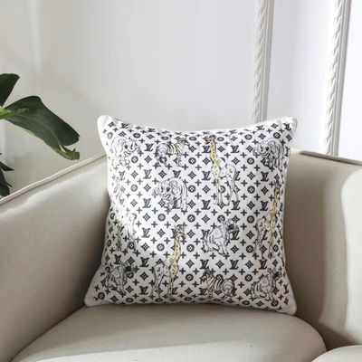 Sofá tejido cubierta copetuda de lino blanca Sofa Pillow del amortiguador de la borla
