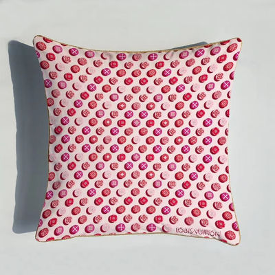 18&quot; X 18&quot; cubiertas caseras impresas de la almohada de la decoración del tiro floral vibrante de la cubierta del amortiguador