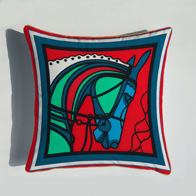 Cubierta impresa modelo de encargo Sofa Chair Pillow decorativo del amortiguador