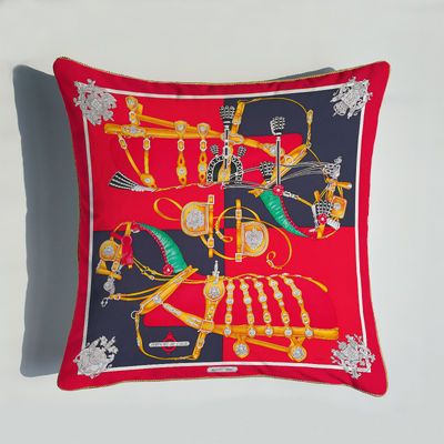 Cubierta impresa modelo de encargo Sofa Chair Pillow decorativo del amortiguador