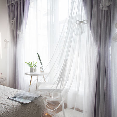 Lado doble Matte Polyester Curtain Fabric Blackout el 90% que sombrea