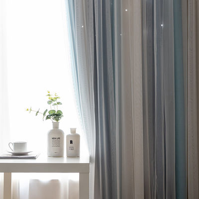La termal aisló apagón geométrico del telar jacquar del modelo cubre las cortinas de ventana