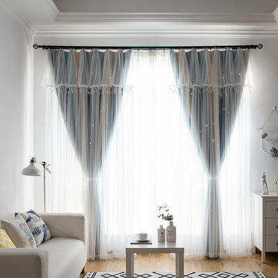 La termal aisló apagón geométrico del telar jacquar del modelo cubre las cortinas de ventana