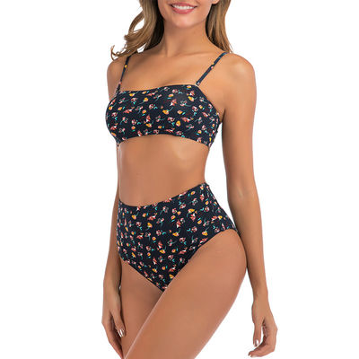 Bikini amistoso Swimmwear muy escotado por detrás sostenible respirable del bañador del poliéster del triángulo de Eco
