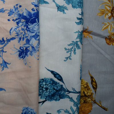 Impresión respirable floral del crespón de la tela de rayón viscoso del vestido