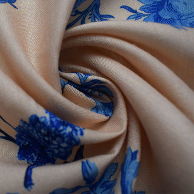Impresión respirable floral del crespón de la tela de rayón viscoso del vestido