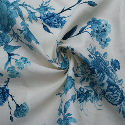 Impresión respirable floral del crespón de la tela de rayón viscoso del vestido