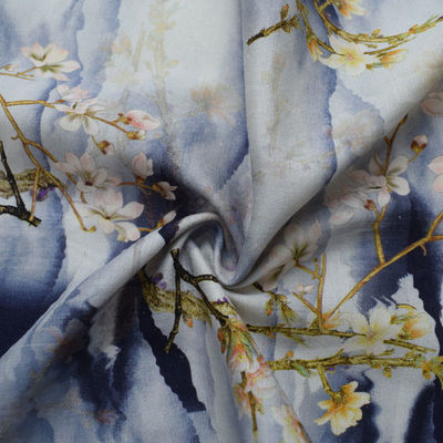 La materia textil de Challis 30s*41s hizo girar la impresión viscosa de Digitaces del paño de la tela de rayón de la mezcla