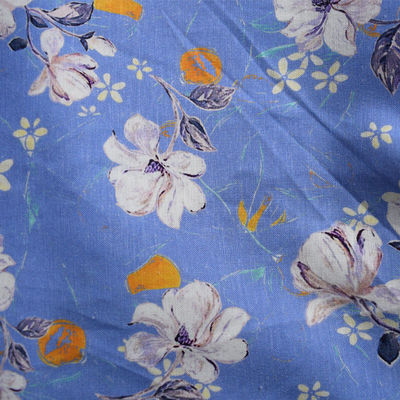 Materia textil respirable de la tela de la impresión de la viscosa de la tela de rayón viscoso que hace punto el 100%