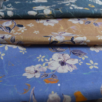 Materia textil respirable de la tela de la impresión de la viscosa de la tela de rayón viscoso que hace punto el 100%