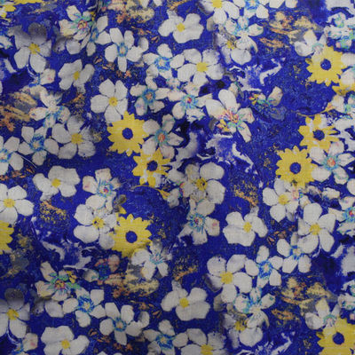 Estampado de flores impreso Digitaces viscoso tejido de la materia textil de Challis del rayón de la tela de rayón del 100%
