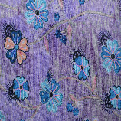 Ramio Digital de la viscosa el 45% del 55% que imprime la tela de algodón del vestido