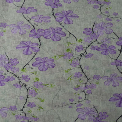 Algodón de la impresión de Borgoña del verano de Digitaces para señora Dress Linen Print