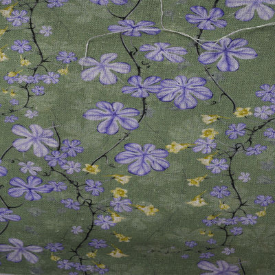 Algodón de la impresión de Borgoña del verano de Digitaces para señora Dress Linen Print