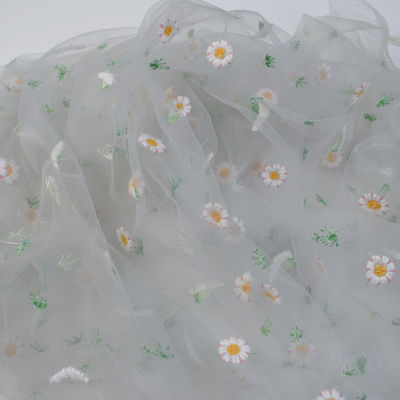 Ojeteador de nylon Mesh Fabric Sustainable de Tulle de la red del perno del rollo suave