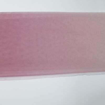 tela suave el 90% el 10% de nylon del vestido de boda del cordón del 160cm Tulle metálico