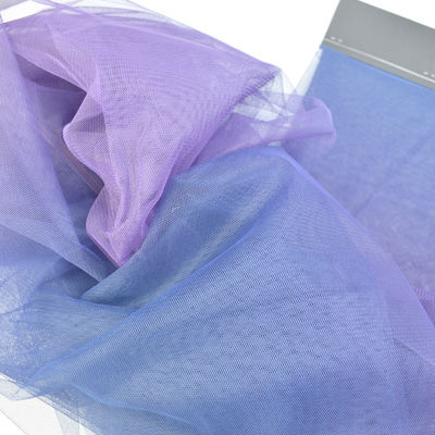 Tela de seda de nylon suave de la malla el 100% Tulle del vestido de boda de la decoración para la falda del tutú de los niños