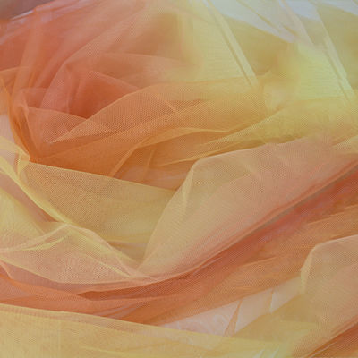 Tela neta de Mesh Bridal Wedding Tulle Lace del poliéster suave 30GSM