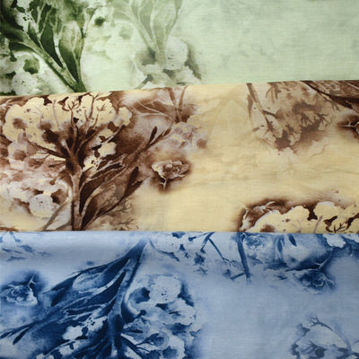 La tela cruzada del super suave recicló la tela de la ropa de sport del crespón del rayón de Tencel