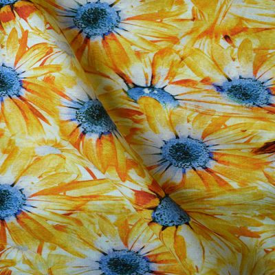 Tela floral 100% de la tela cruzada de la impresión de Tencel Digital de los pantalones de las camisas