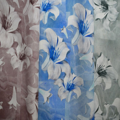 Tela floral 100% de la tela cruzada de la impresión de Tencel Digital de los pantalones de las camisas