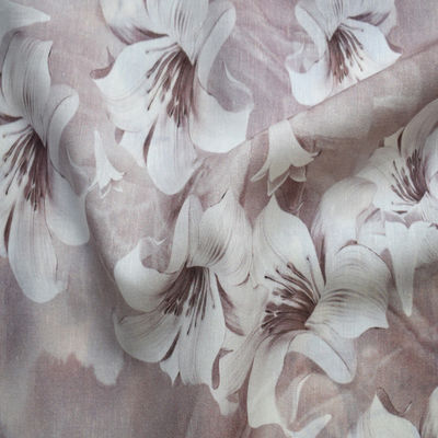 Tela floral 100% de la tela cruzada de la impresión de Tencel Digital de los pantalones de las camisas