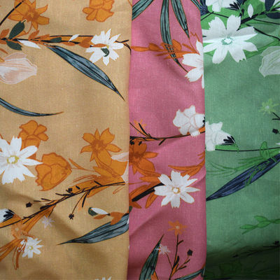 La viscosa del ramio el +10% del 70% Tencel el +20% mezcló la tela de armadura llana de la tela