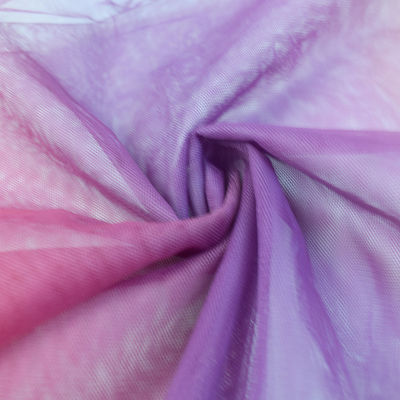 Crespón plisado impreso Digitaces suave del artículo solo de la tela de Tulle del vestido de boda