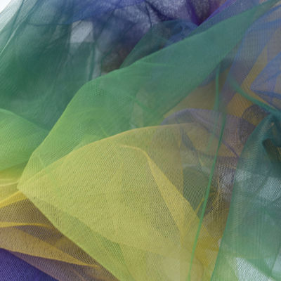 Tela del cordón de la flor de Tulle 3D del vestido de boda del vestido de noche del partido
