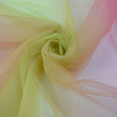 Vestido de fiesta neto del traje del brillo de Rolls de la tela suave de nylon de Tulle