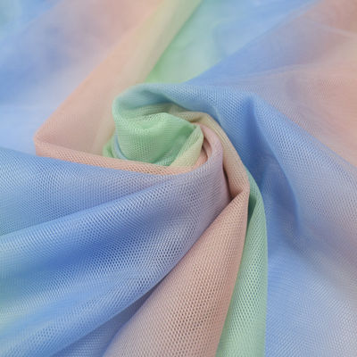 La falda DIY de la muchacha de la decoración de Tulle Mesh Fabric del banquete de boda viste Polyeste 100%