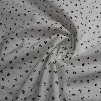 Imprimiendo la tela de algodón blanca del llano de Lycra 115gsm ignífuga