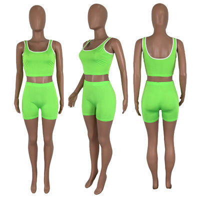 Los pantalones cortos sin mangas atractivos puros de la primavera del color y del chaleco del verano fijaron 13 colores