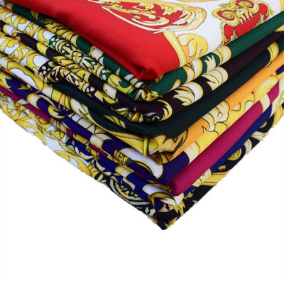 tela de la impresión del poliéster de la anchura del 150cm para la ropa de la falda