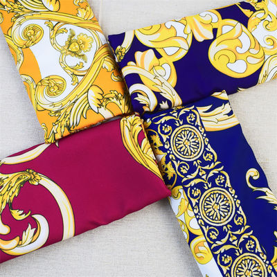 tela de la impresión del poliéster de la anchura del 150cm para la ropa de la falda