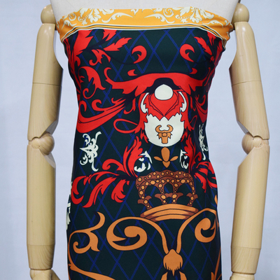 Tela de tapicería impresa rosada para el embalaje del rollo del vestido