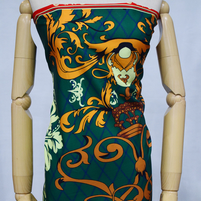 Tela de tapicería impresa rosada para el embalaje del rollo del vestido