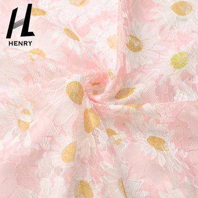 Flor suave modificada para requisitos particulares Digital de la tela de Tulle que imprime a Mesh Fabric