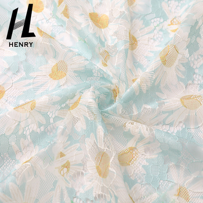Flor suave modificada para requisitos particulares Digital de la tela de Tulle que imprime a Mesh Fabric