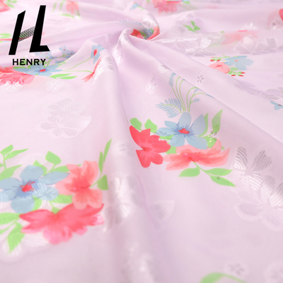 Gasa suave de encargo 100% de la impresión del material de materia textil del poliéster de la tela de Tulle para la ropa