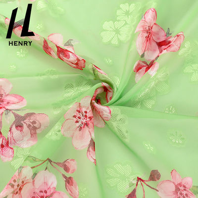 Tela pura de la gasa del vestido del poliéster de la ropa de Tulle del CE de las mujeres suaves de la tela