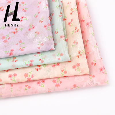 Gasa floral ligera de Mesh Soft Tulle Fabric Digital