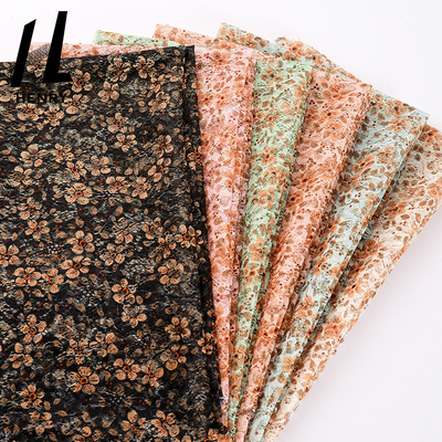 Telas de costura de lujo impresas diseño caliente de la tela del vestido de boda de Tulle de la flor de las ventas nuevo para el vestido