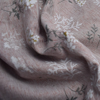 Vestido de flores tejido impresión de 100 del poliéster de algodón Digitaces de las telas impreso claramente